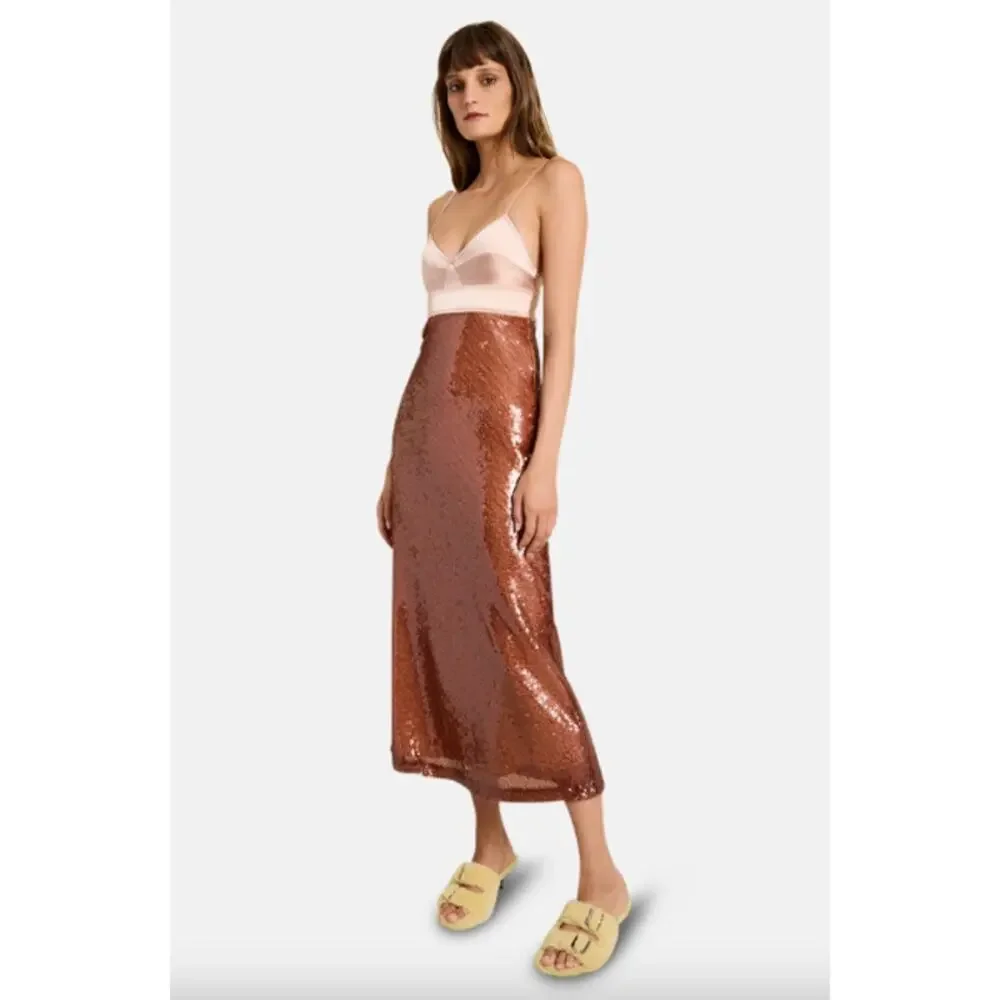 A.L.C. Gisele Sequin Midaxi Empire Dress